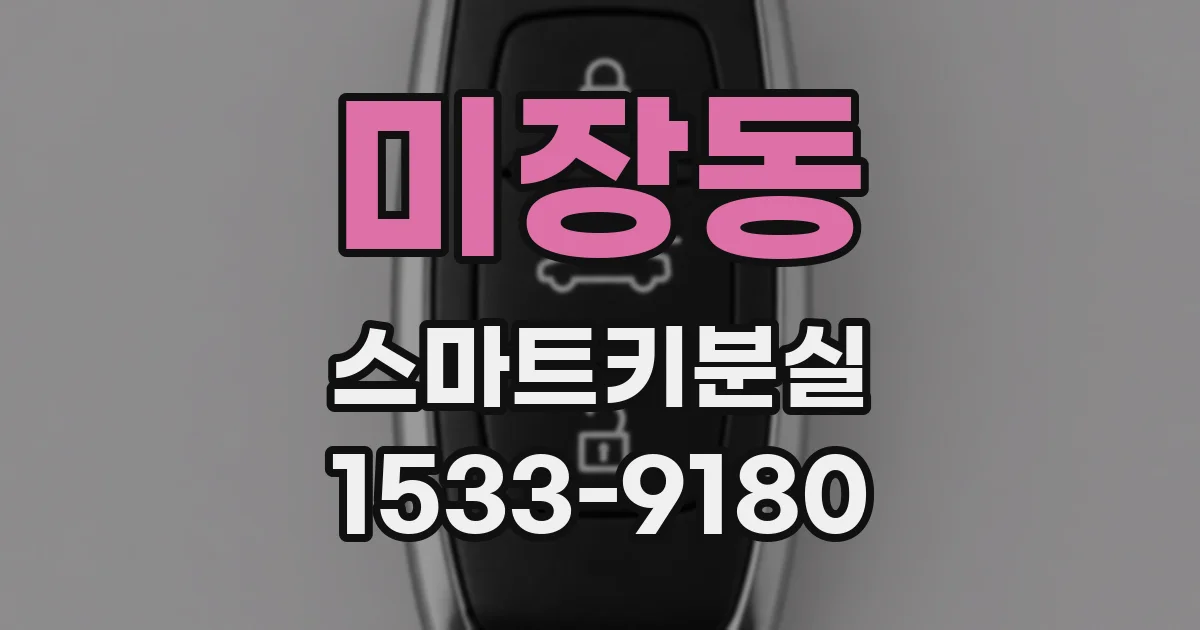 미장동 스마트키분실