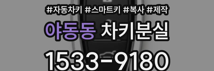 야동동 차키분실