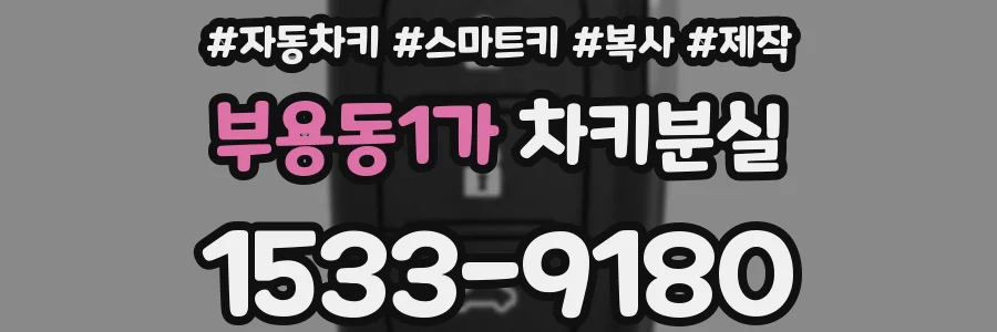 부용동1가 차키분실
