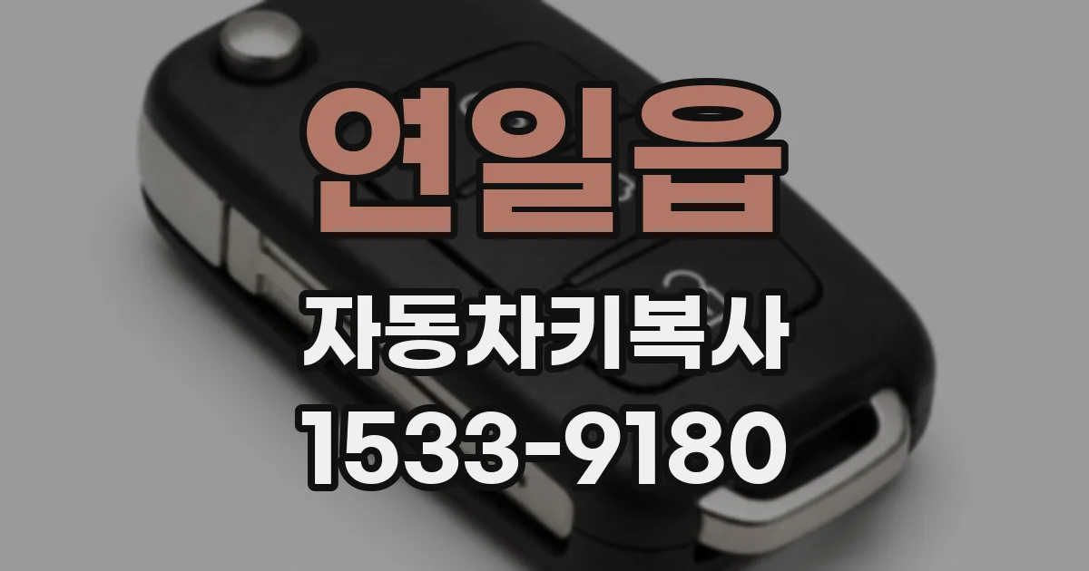 연일읍 자동차키복사