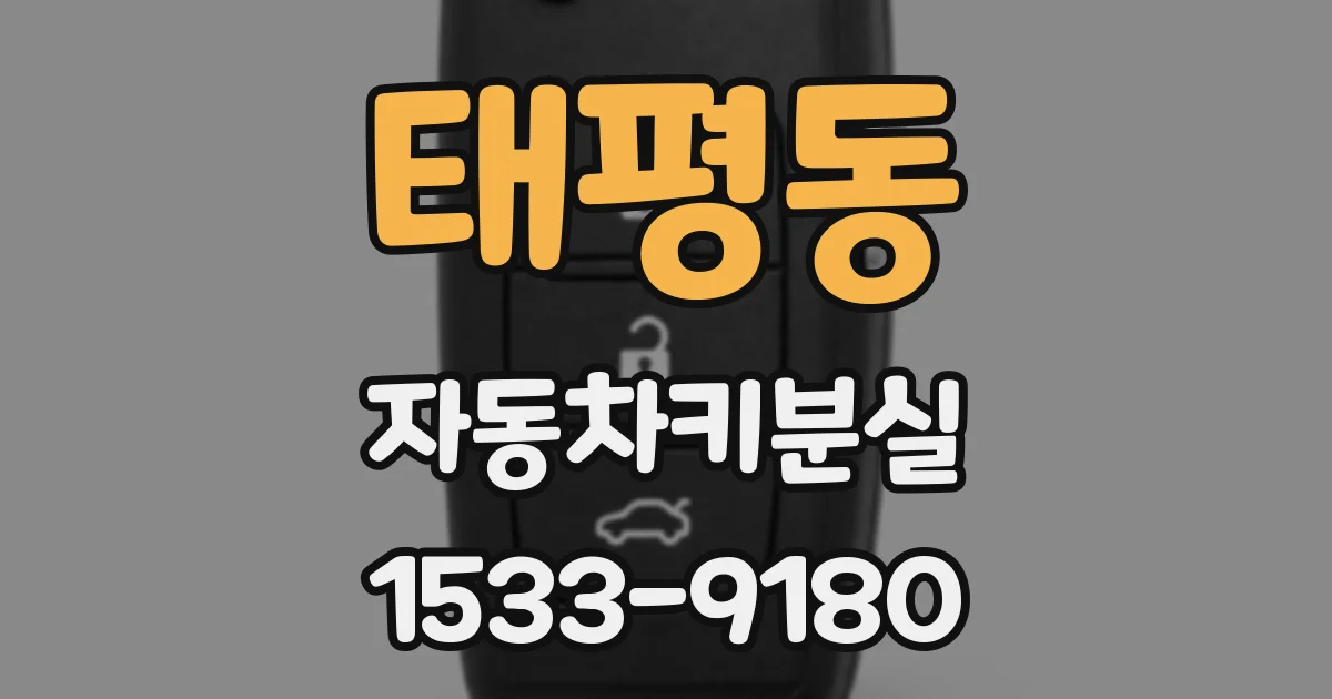 태평동 자동차키분실