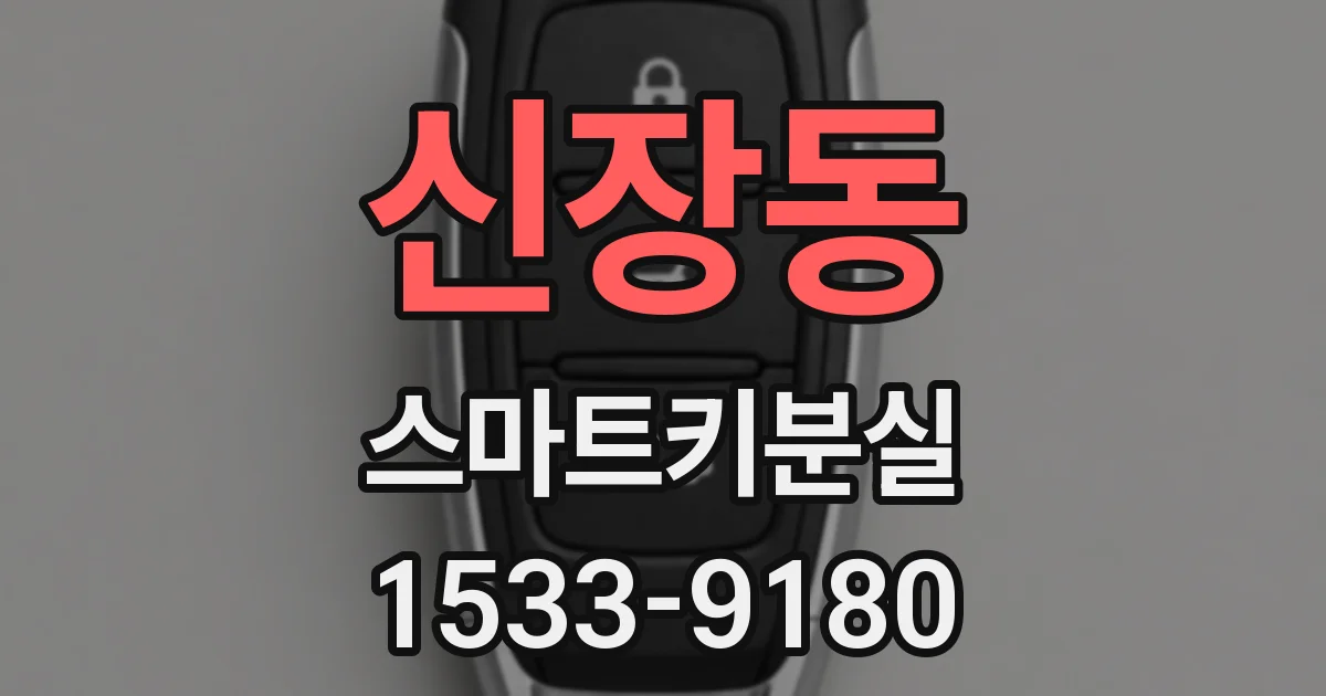 신장동 스마트키분실