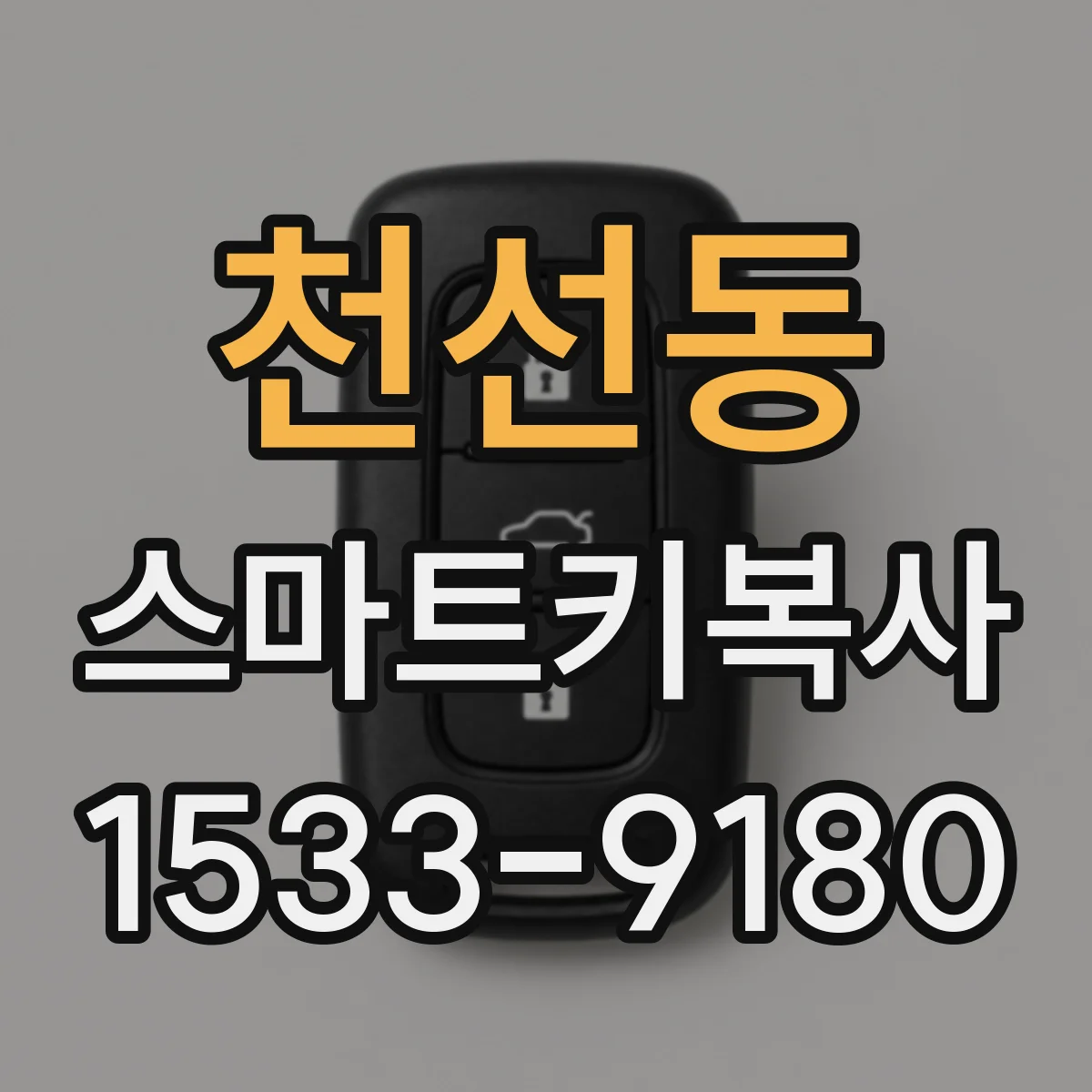 천선동 스마트키복사