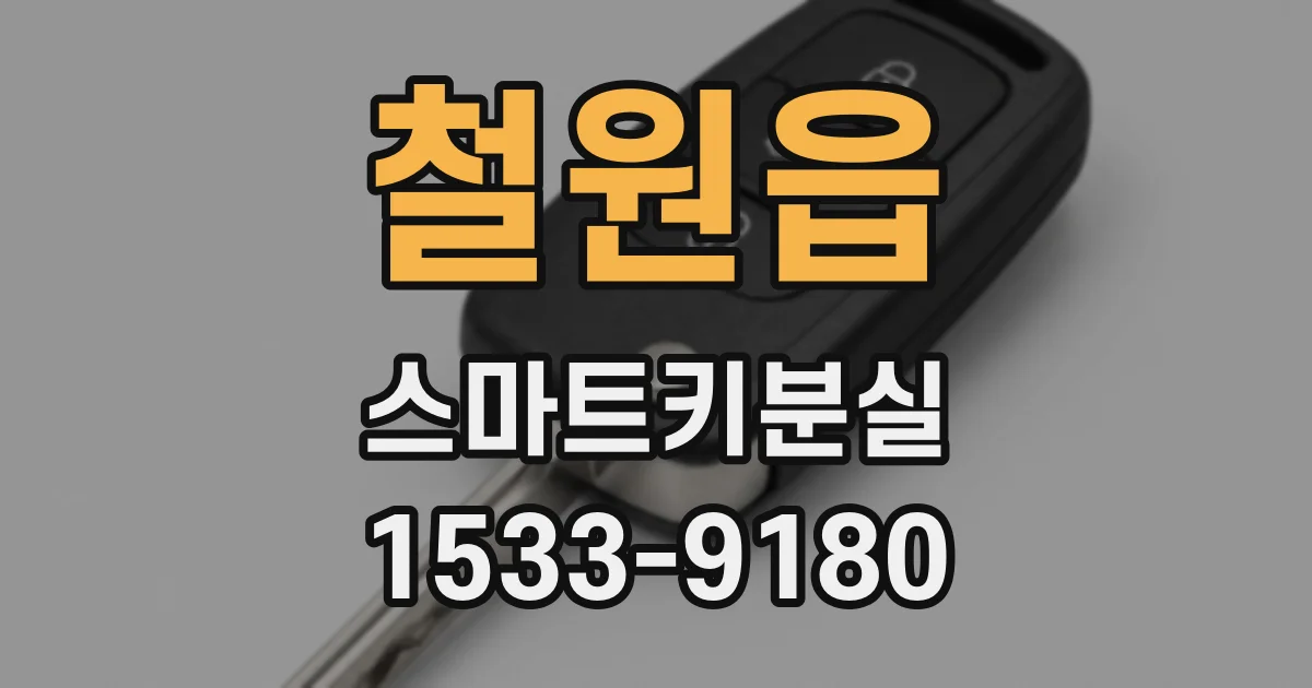 철원읍 스마트키분실
