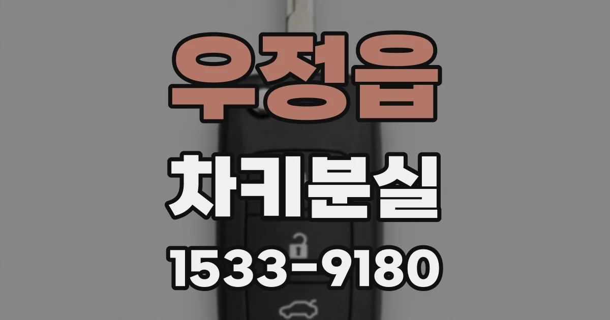 우정읍 차키분실