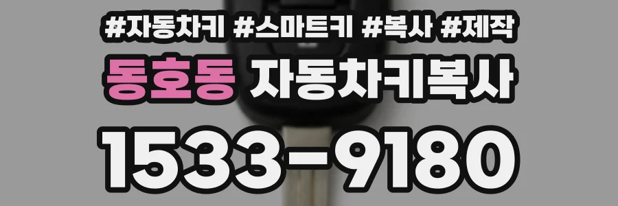 동호동 자동차키복사