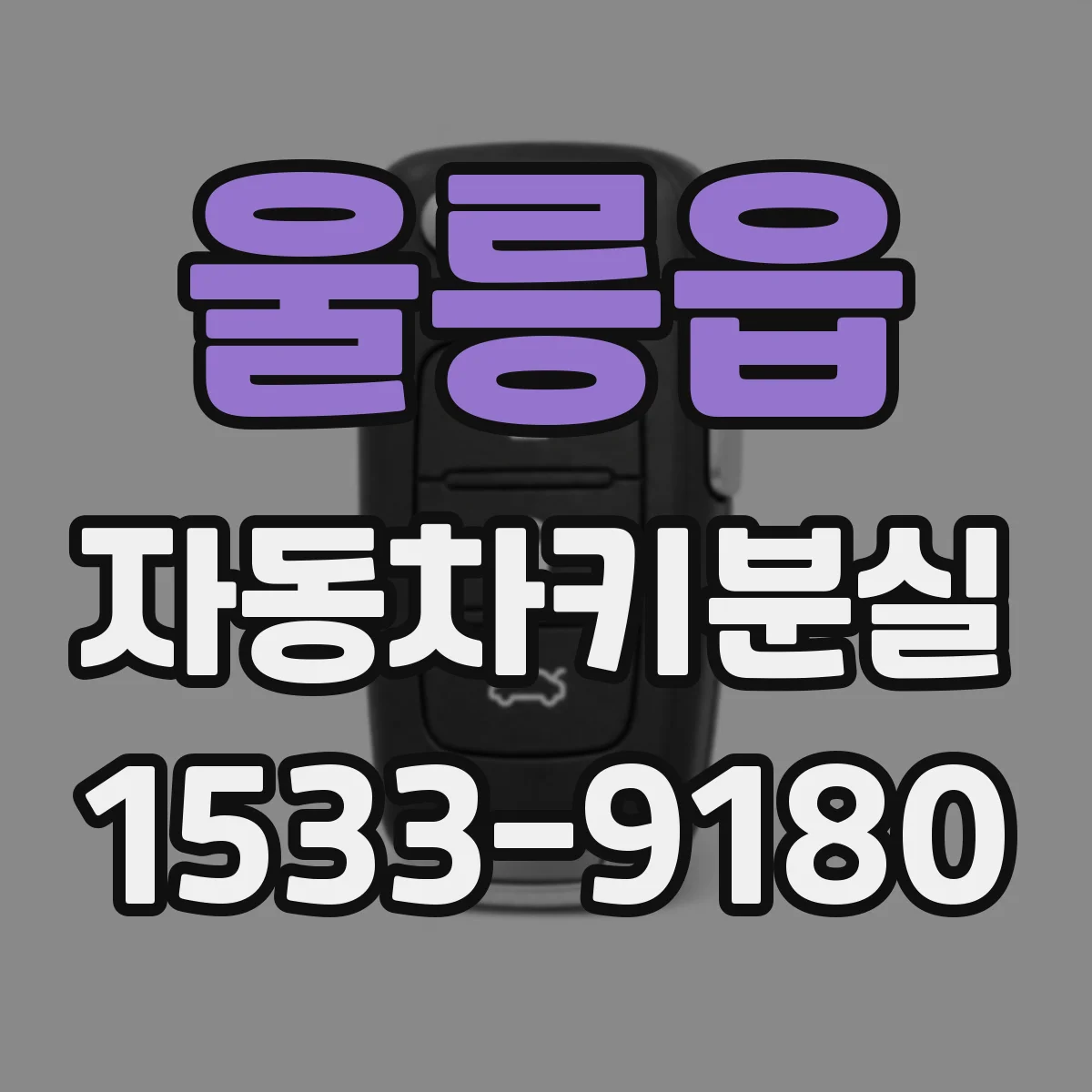 울릉읍 자동차키분실