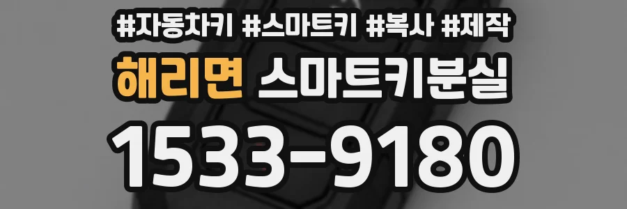 해리면 스마트키분실