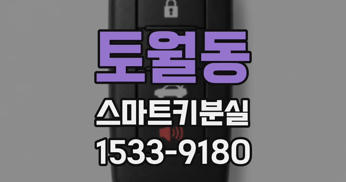 토월동 스마트키분실