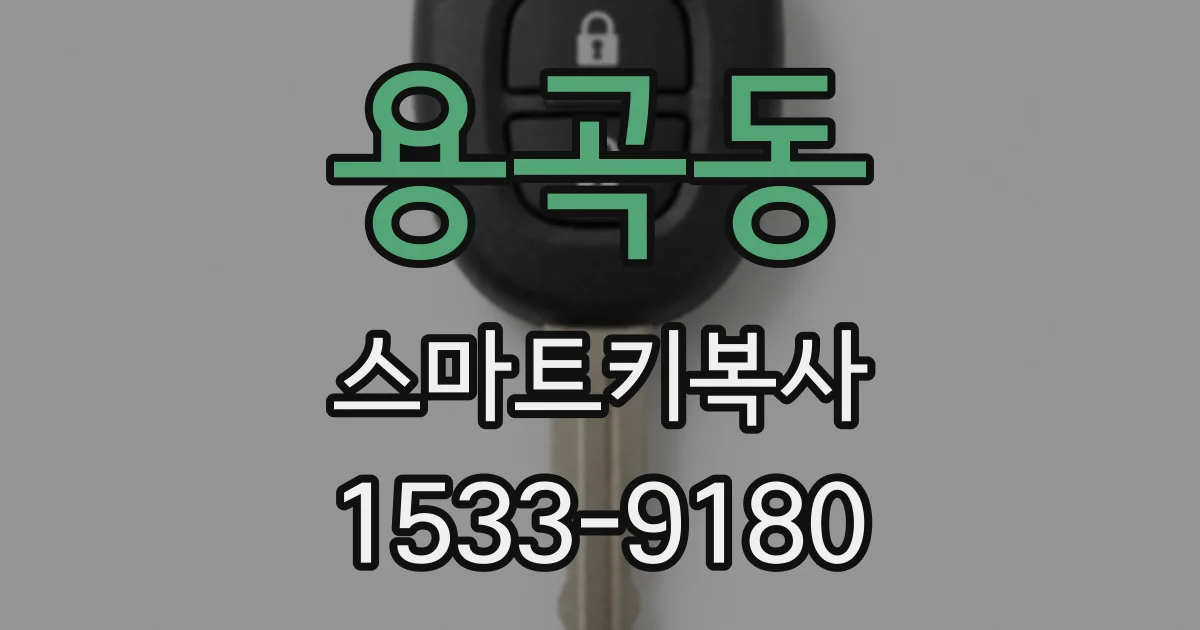 용곡동 스마트키복사