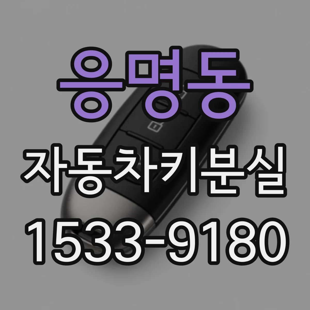 응명동 자동차키분실