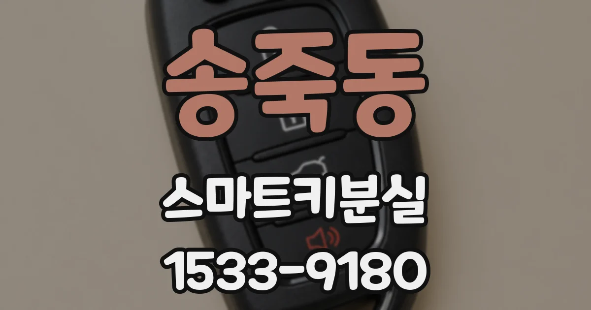 송죽동 스마트키분실