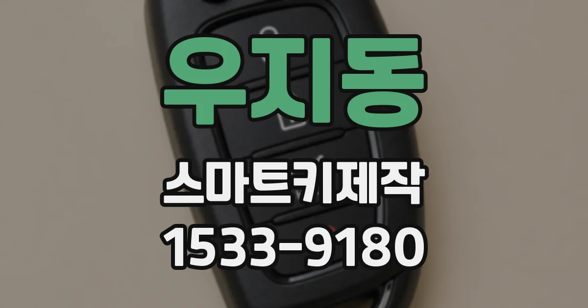 우지동 스마트키제작
