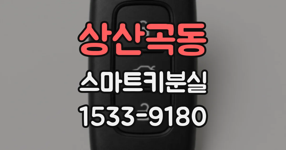 상산곡동 스마트키분실