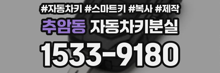 추암동 자동차키분실
