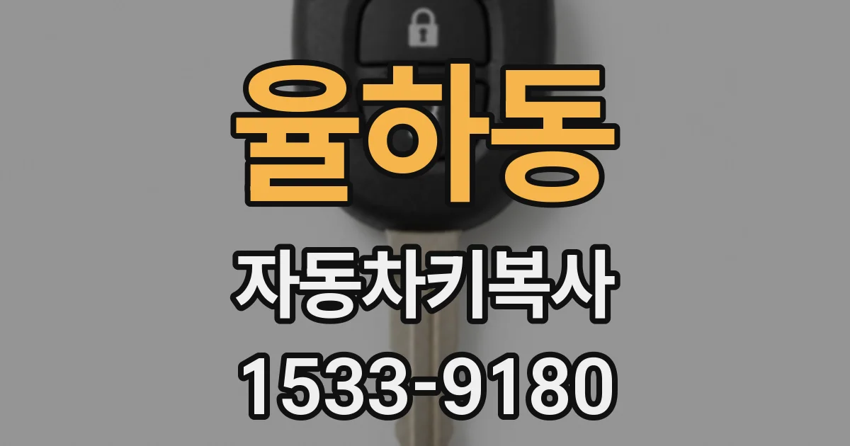 율하동 자동차키복사