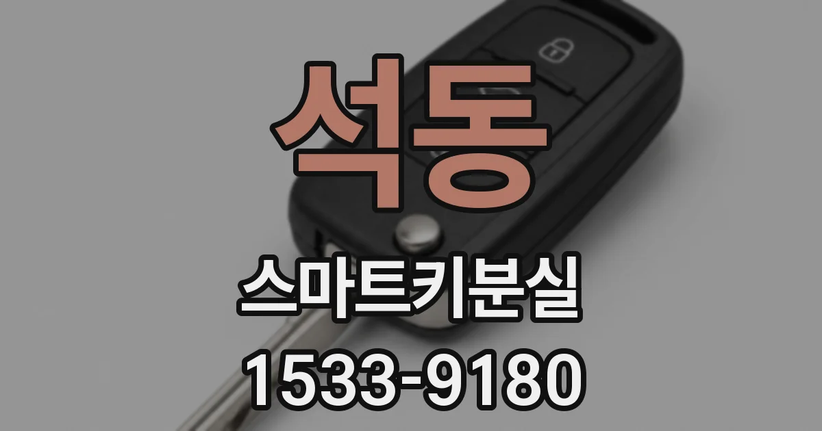 석동 스마트키분실