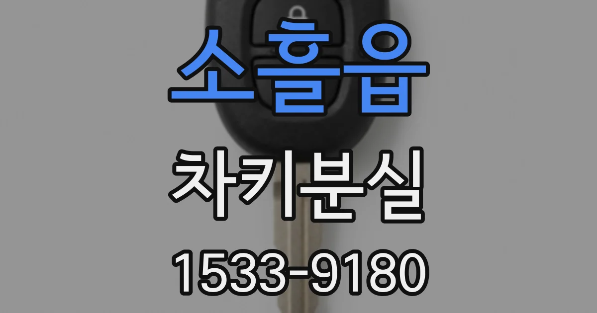소흘읍 차키분실