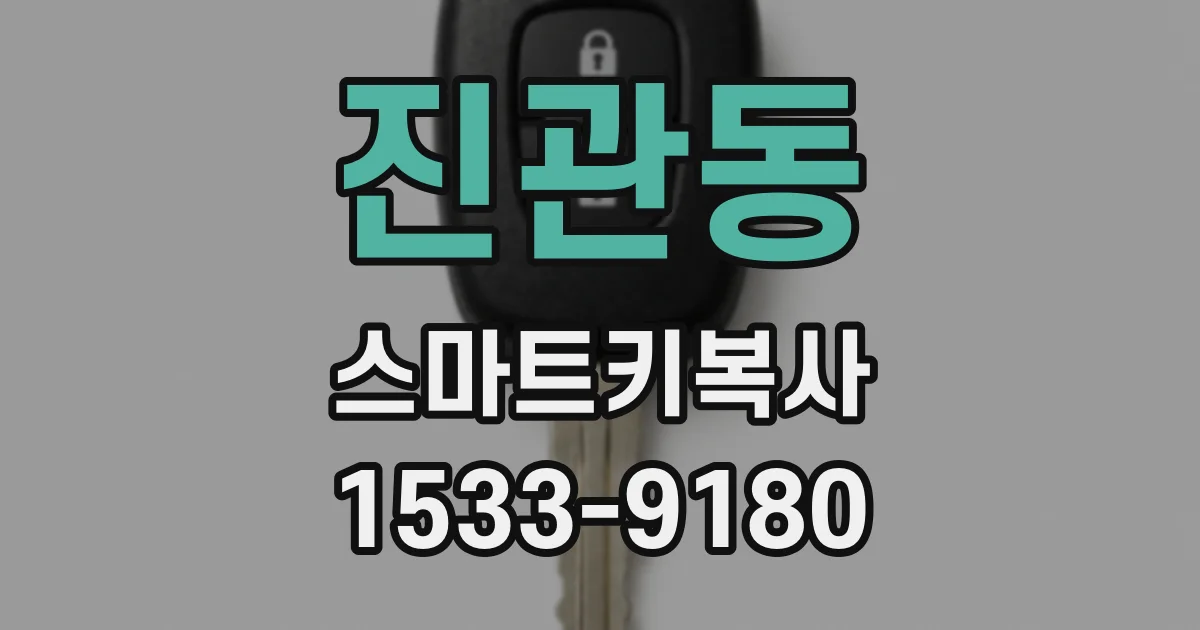 진관동 스마트키복사
