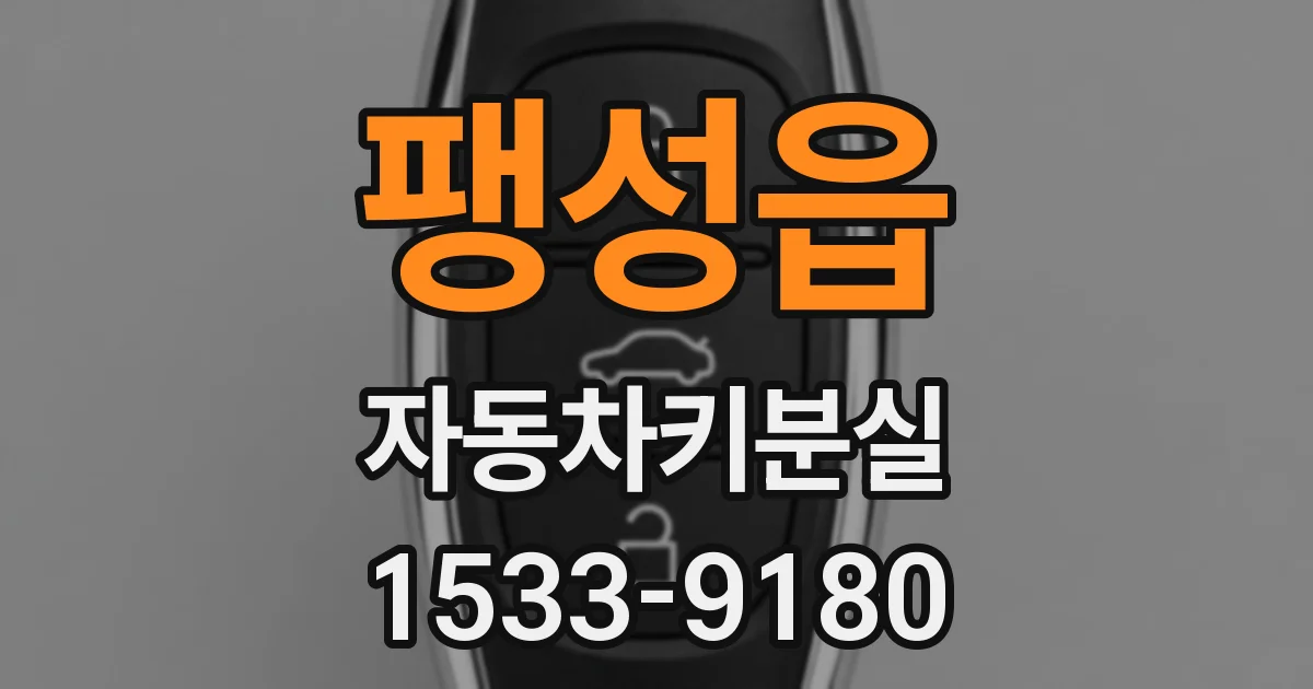 팽성읍 자동차키분실