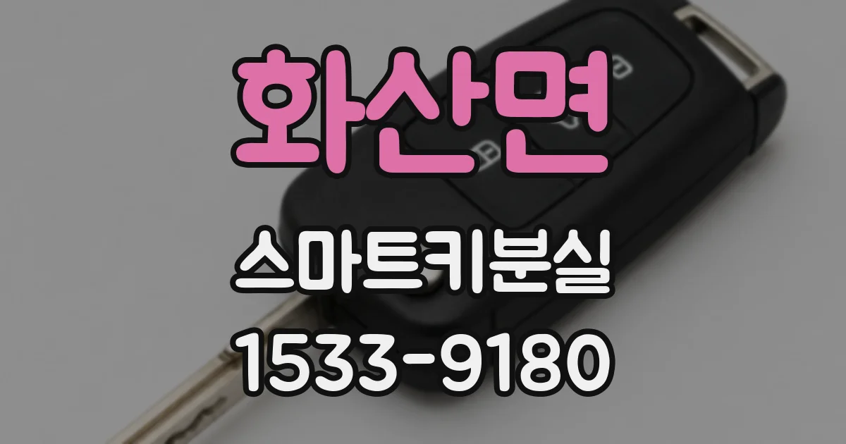 화산면 스마트키분실