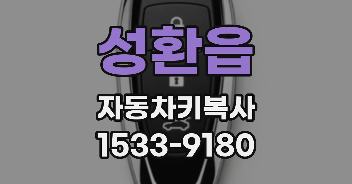 성환읍 자동차키복사