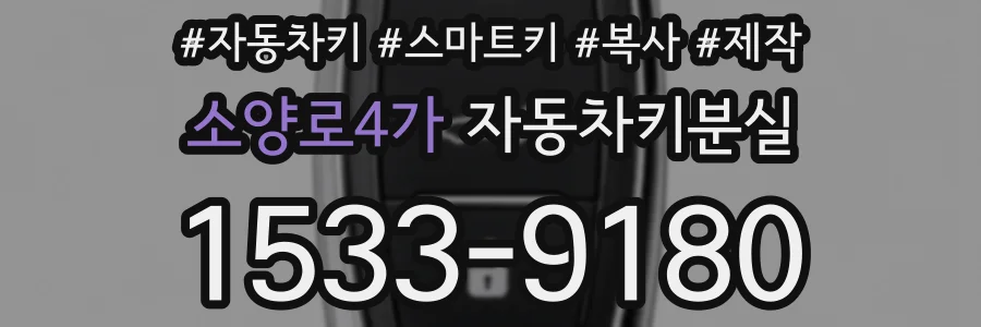 소양로4가 자동차키분실