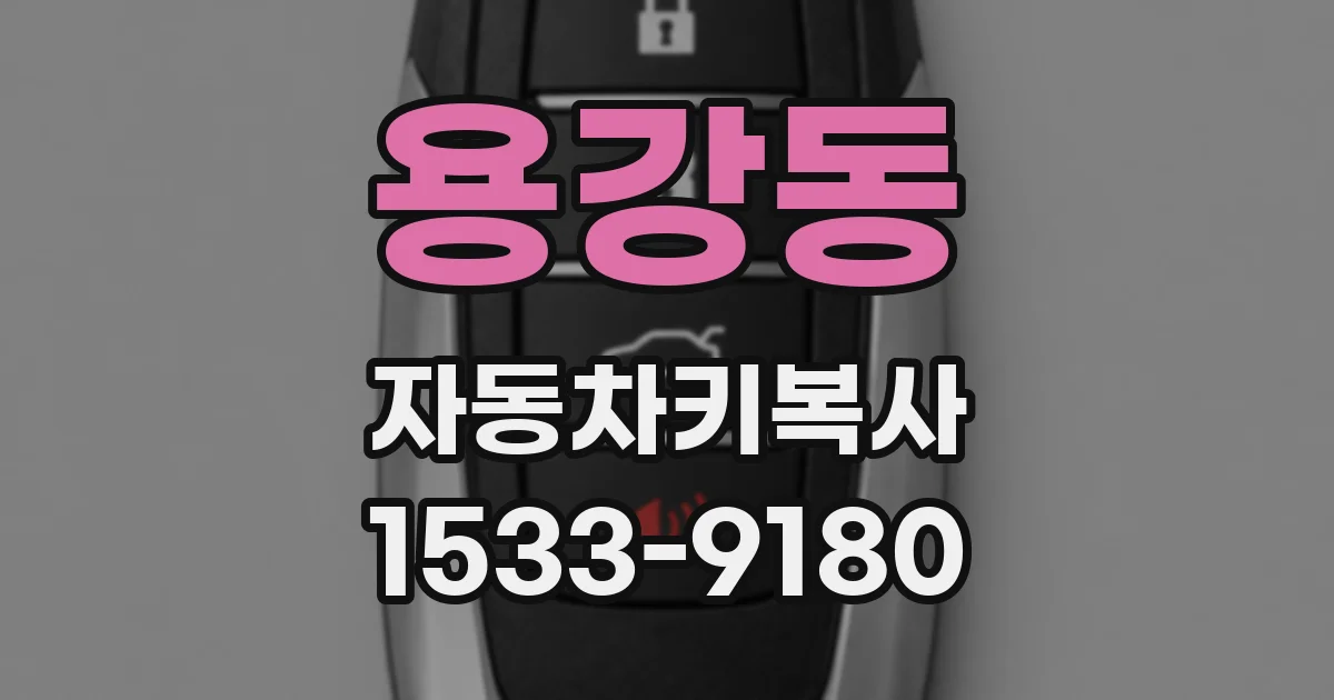 용강동 자동차키복사