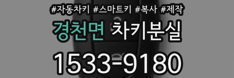 경천면 차키분실