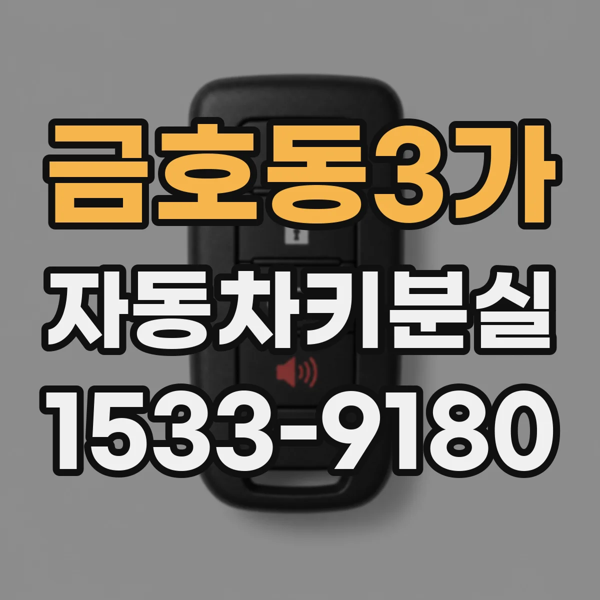 금호동3가 자동차키분실