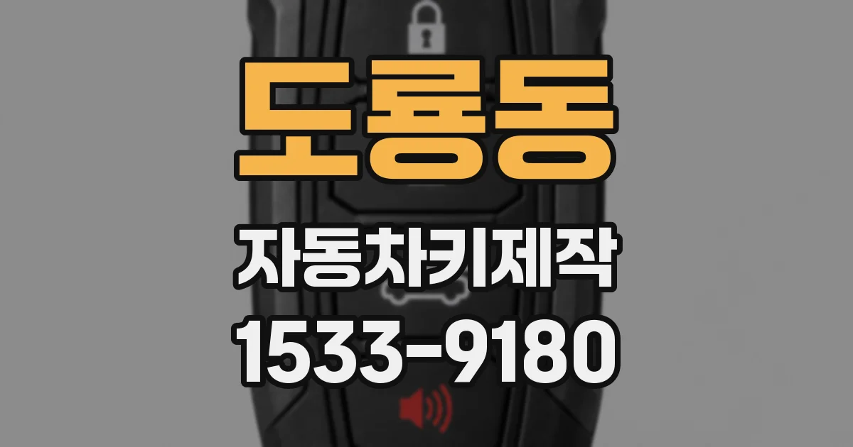 도룡동 자동차키제작