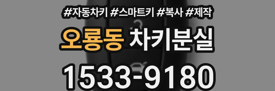 오룡동 차키분실