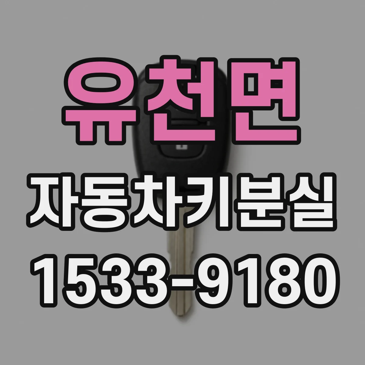 유천면 자동차키분실