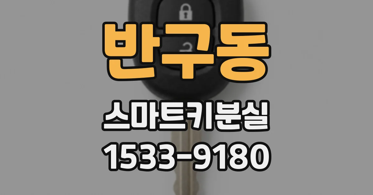 반구동 스마트키분실
