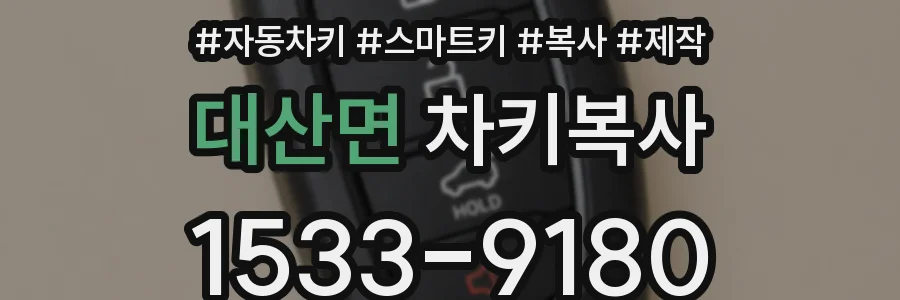 대산면 차키복사