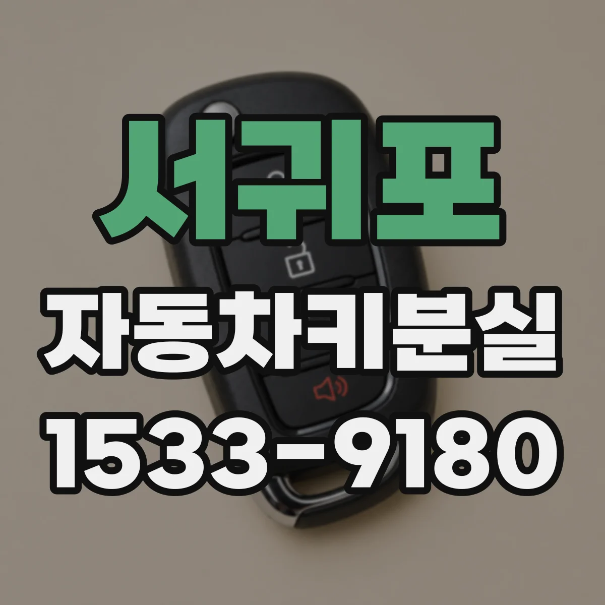 서귀포 자동차키분실