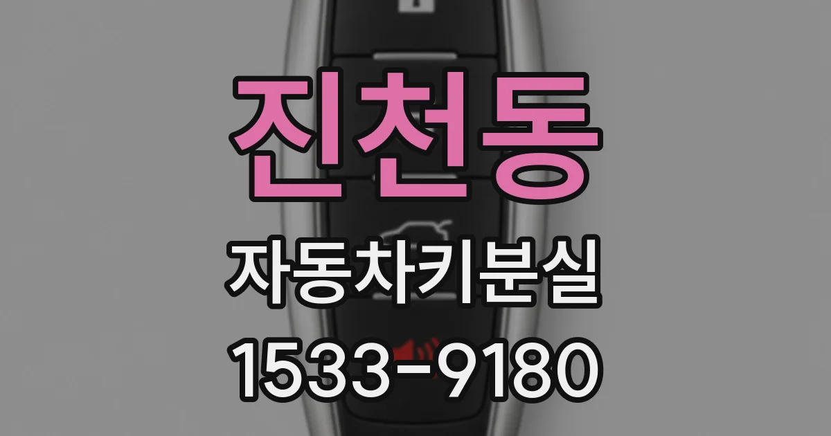 진천동 자동차키분실