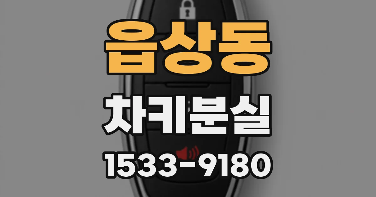 읍상동 차키분실