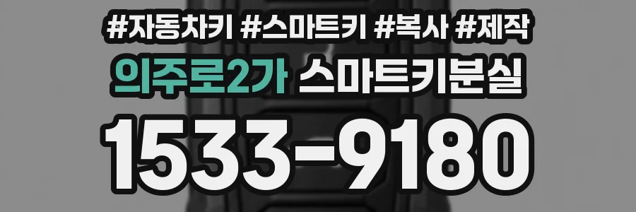 의주로2가 스마트키분실
