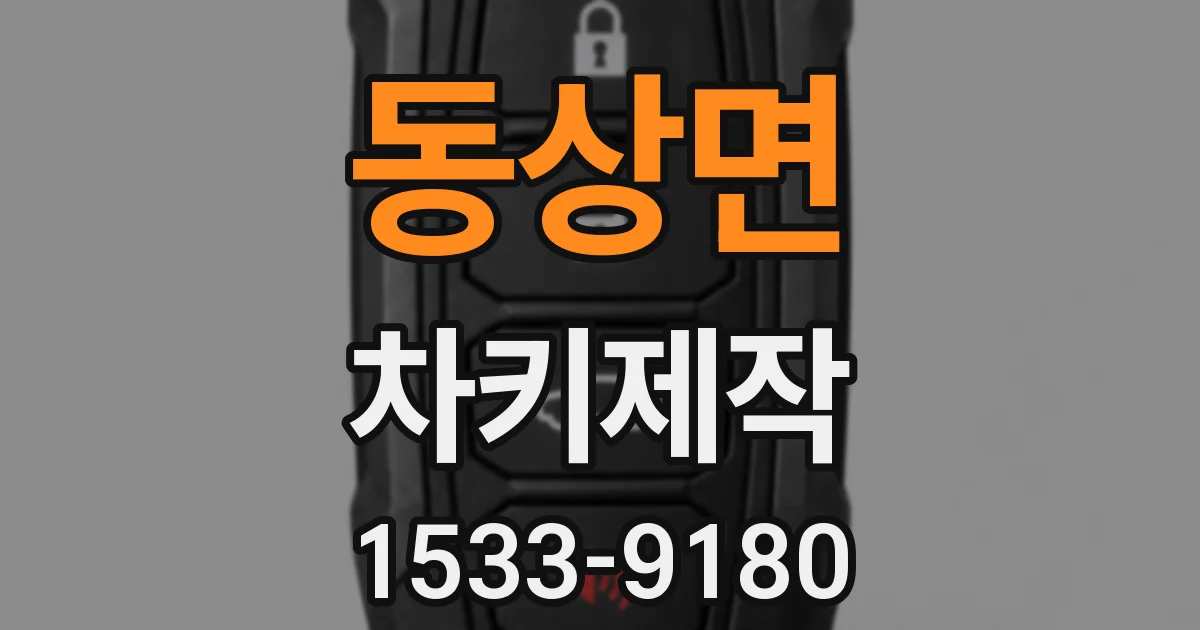 동상면 차키제작