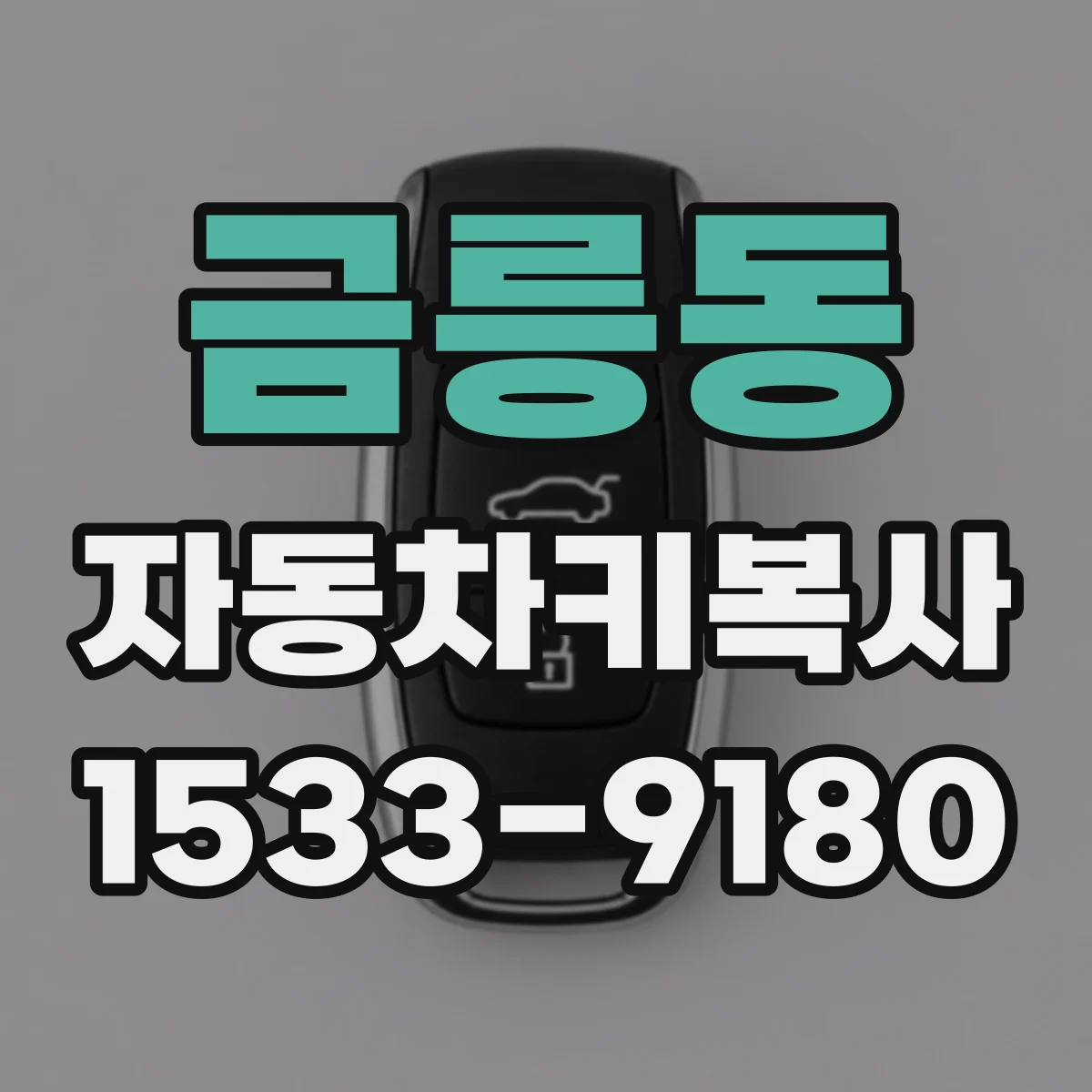 금릉동 자동차키복사