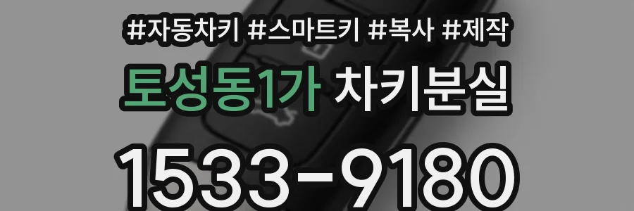토성동1가 차키분실