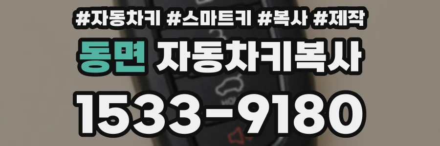 동면 자동차키복사
