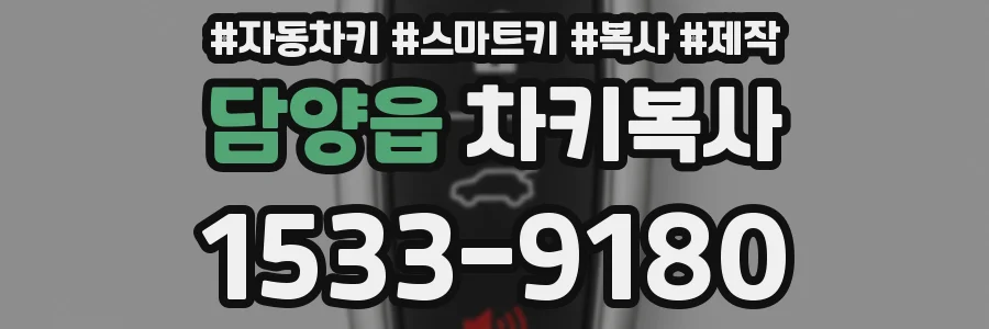담양읍 차키복사