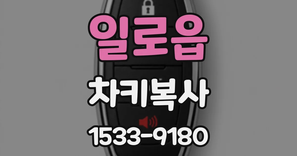 일로읍 차키복사