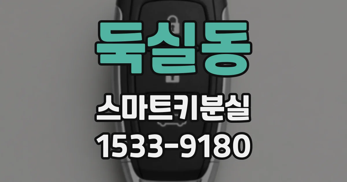 둑실동 스마트키분실