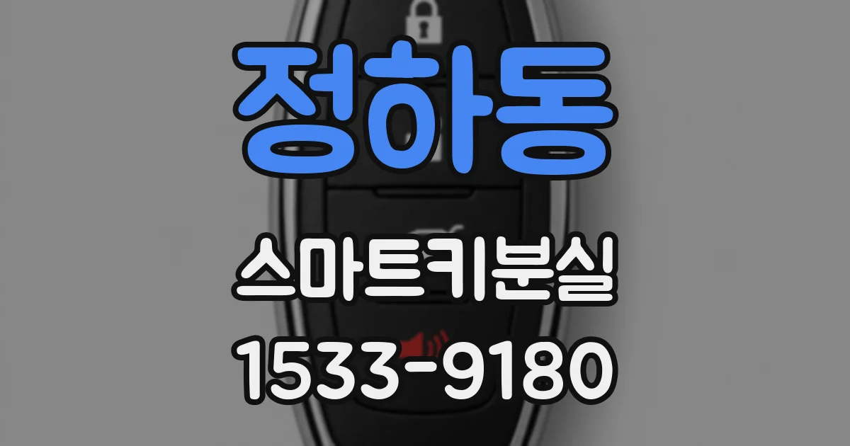 정하동 스마트키분실