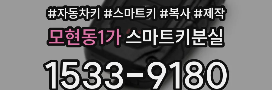 모현동1가 스마트키분실