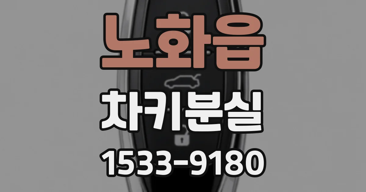 노화읍 차키분실