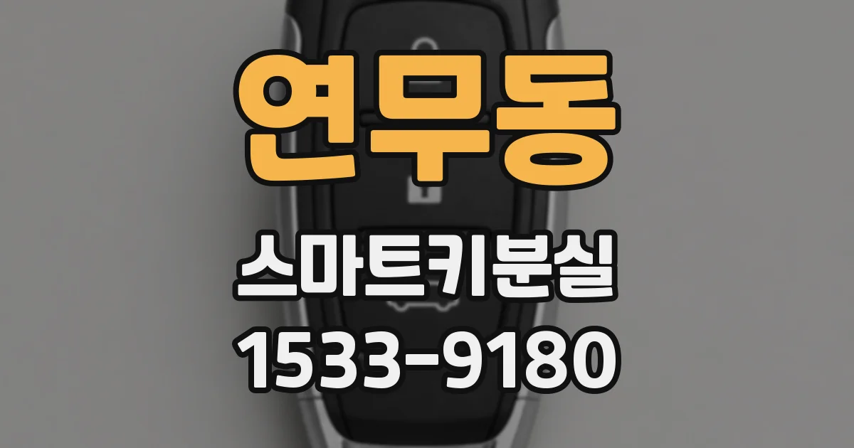 연무동 스마트키분실